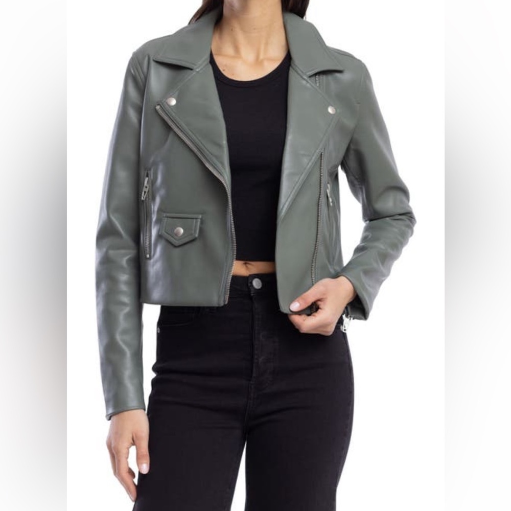 BlankNYC Vegan Moto Jacket sz M